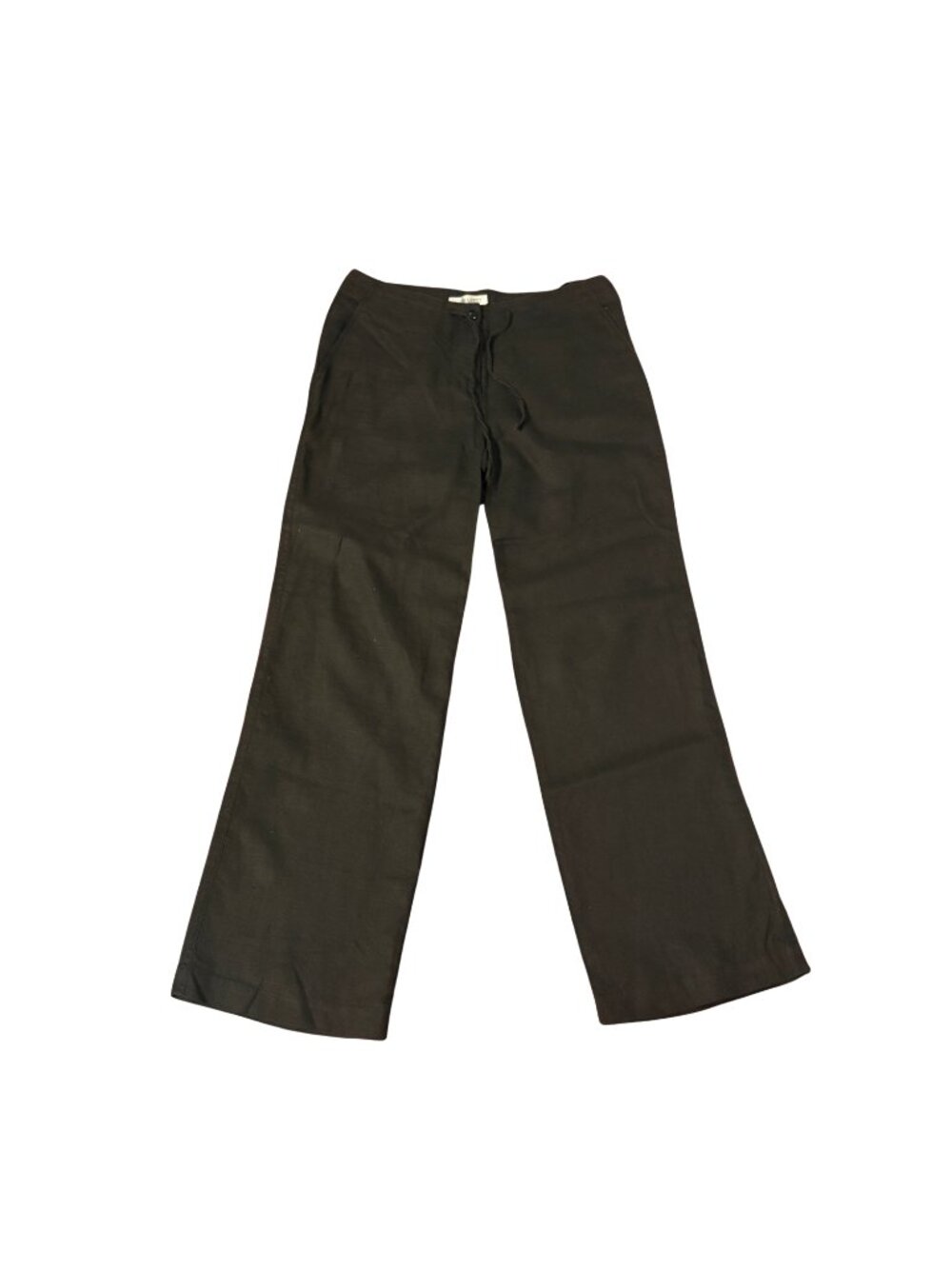 China Best Black 100% Linen Pants